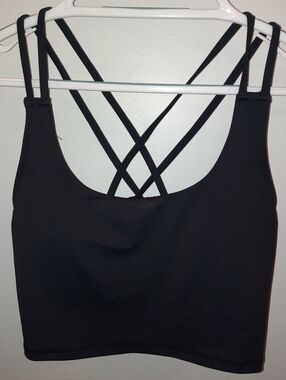 NWT Maurices Black Strappy Criss Cross Size XL Bralette